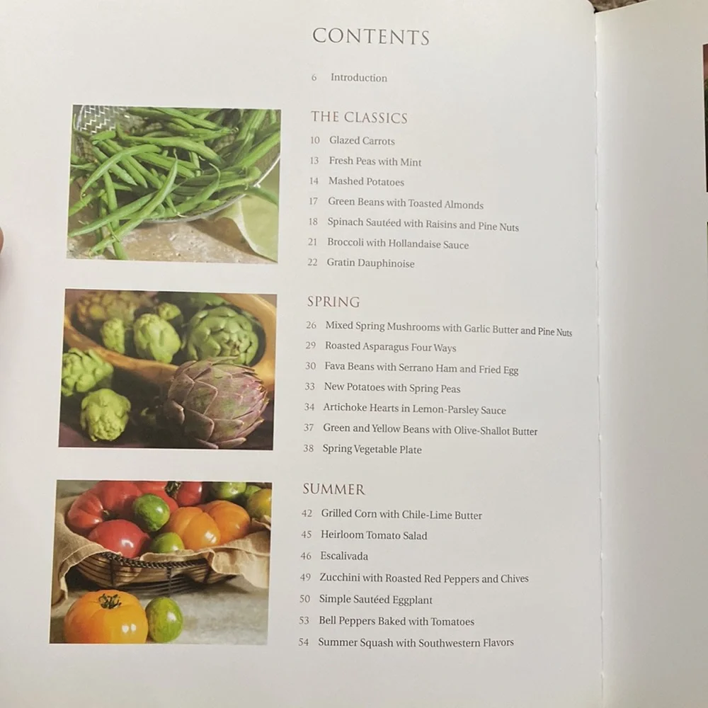 Williams-Sonoma Vegetable Recipe edit and intro by Chuck Williams hardco…